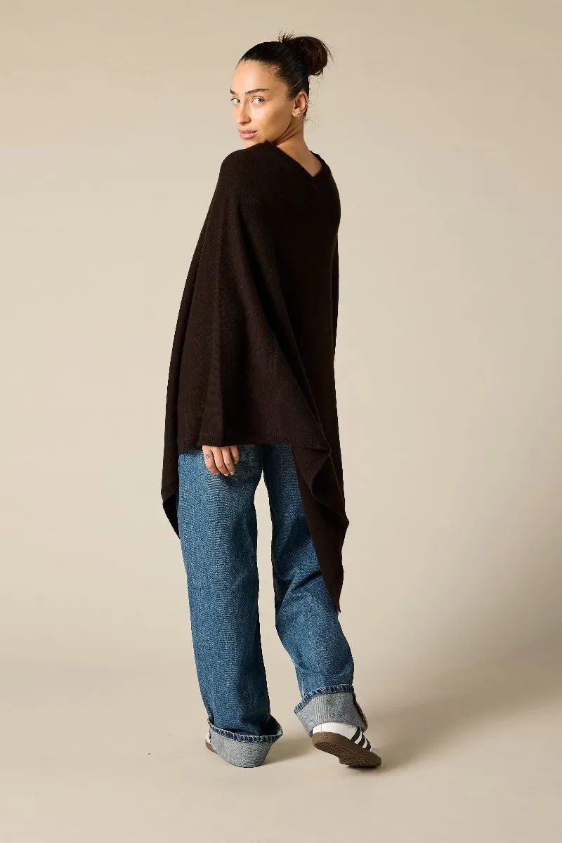 100% Cashmere Poncho (large)