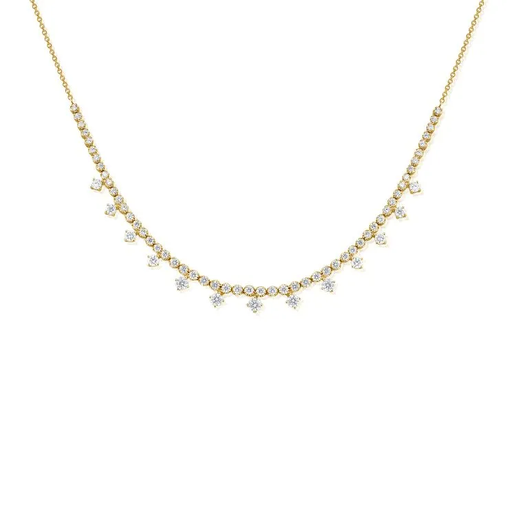 14K GOLD DIAMOND CAMI NECKLACE