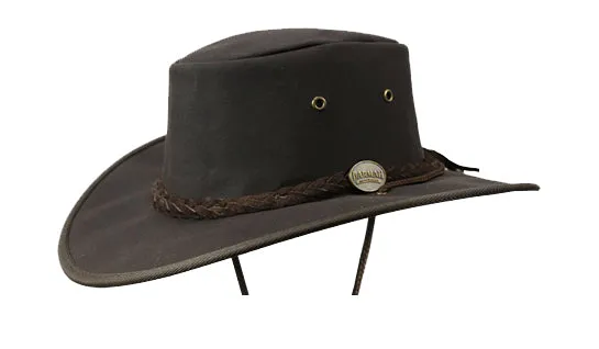 Barmah Canvas Drover Oilskin Hat