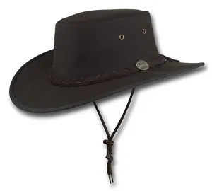 Barmah Hat | 1050 Canvas Oilskin Brown