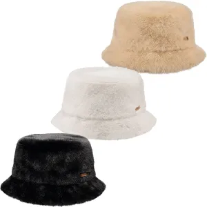 Barts Womens Breatia Faux Fur Adjustable Fully Lined Bucket Hat