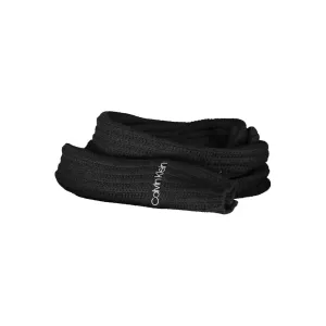 Calvin Klein Black Cotton Women Scarf