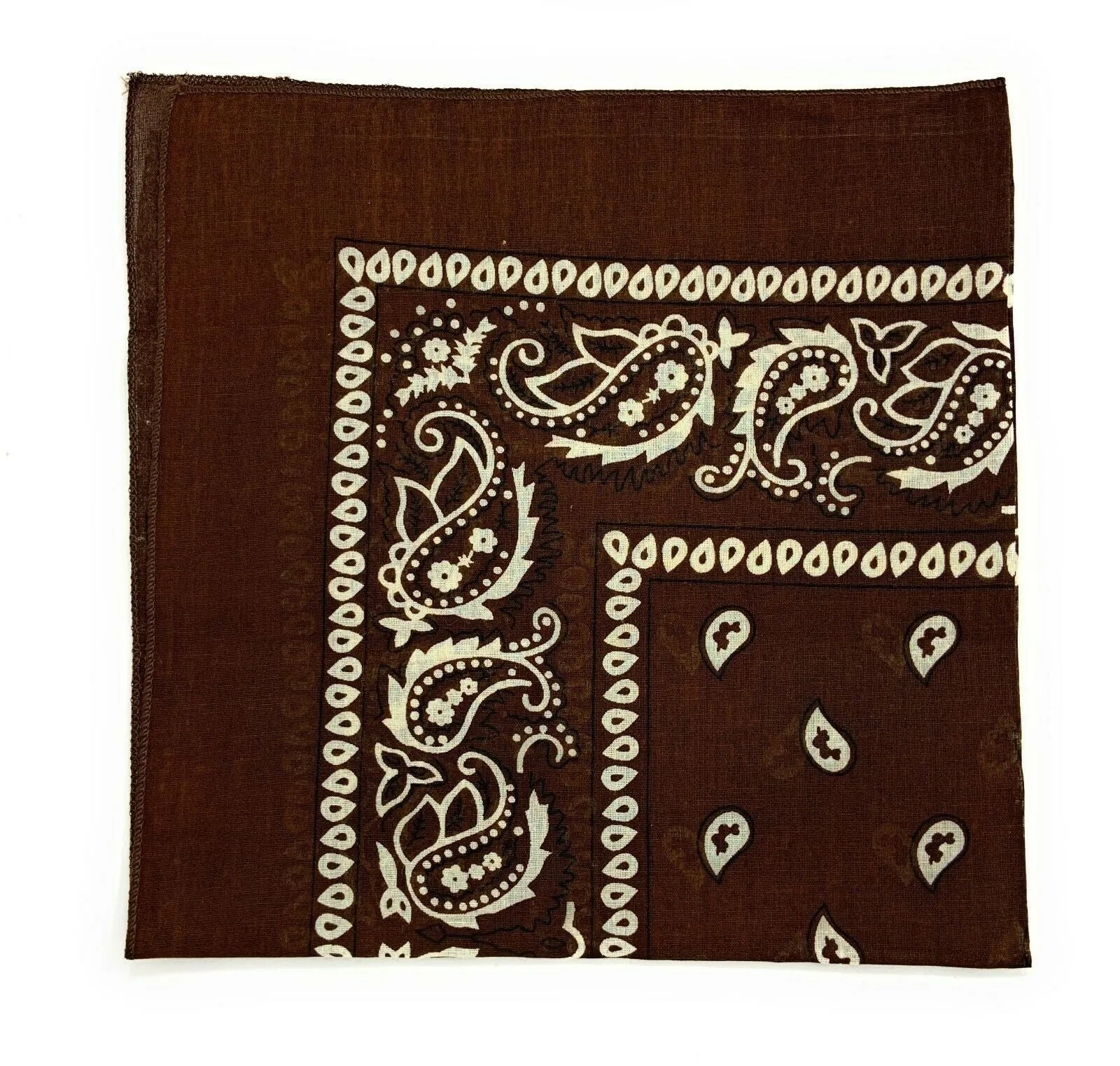 Casaba Paisley Printed Bandana 100% Cotton Neck Head Band Wrap Scarf Biker