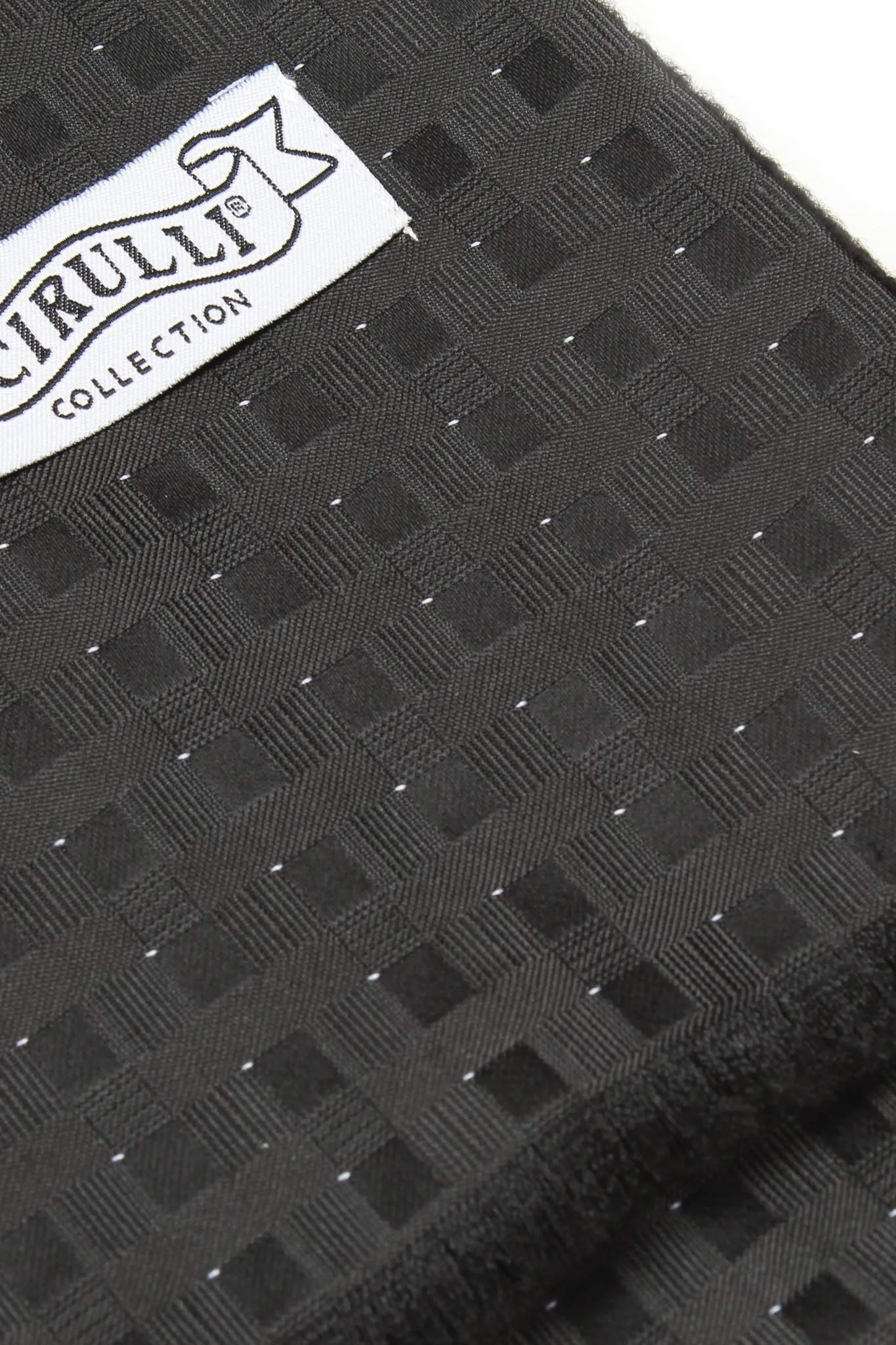 Cirulli Black Reversible Men Scarf