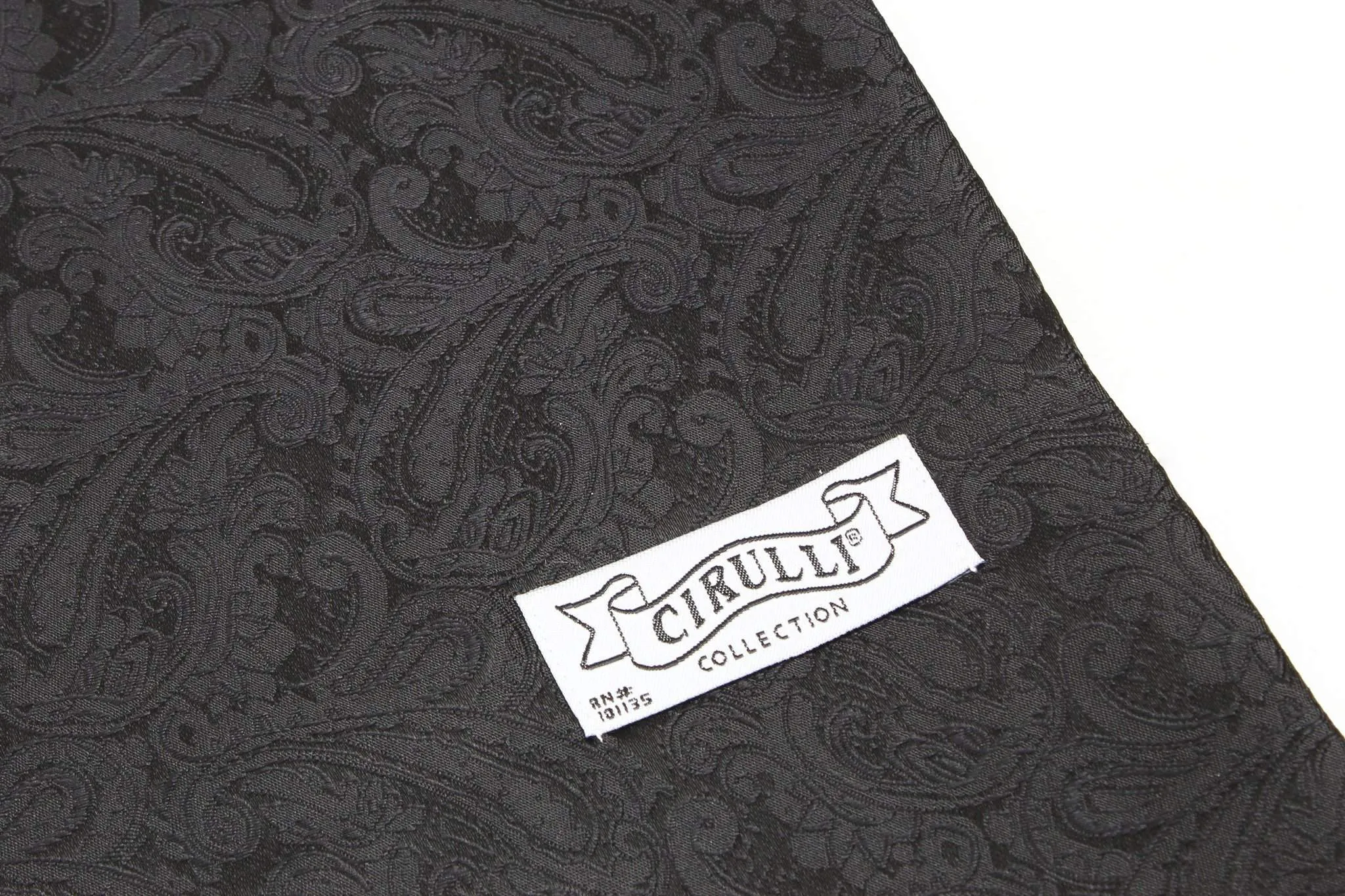 Cirulli Black Reversible Men Scarf