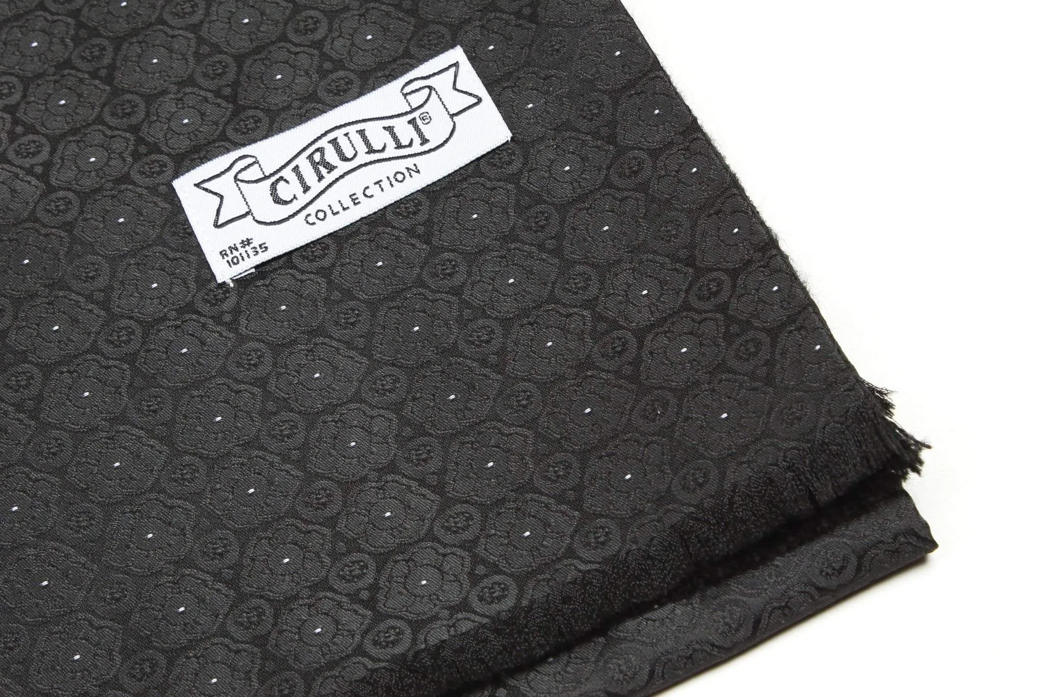 Cirulli Black Reversible Men Scarf