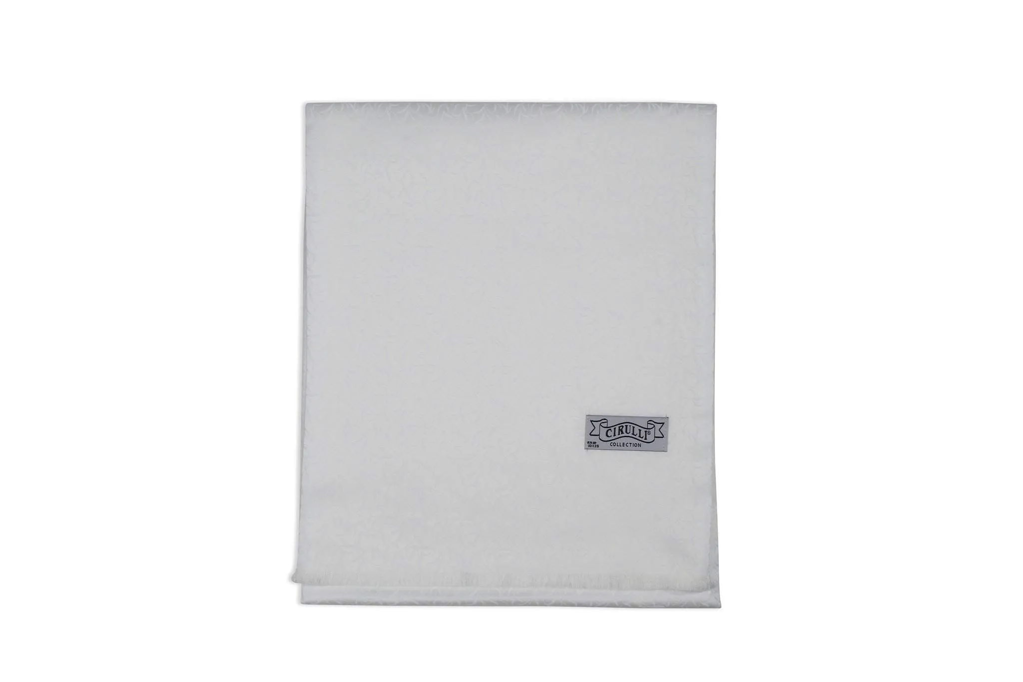 Cirulli White Reversible Men Scarf