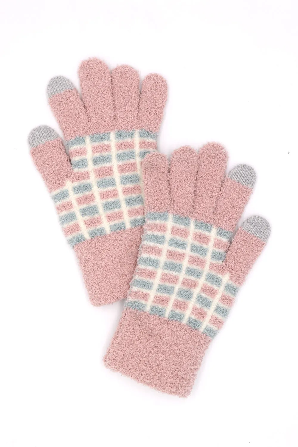 Cozy Bolor Blocked Smart Glove Pink - Pack of 6