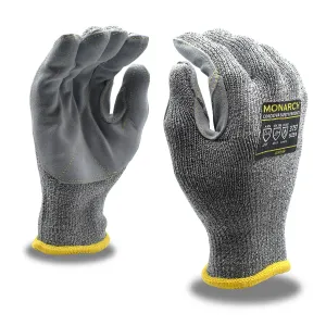 Cut-Resistant Gloves, Contact Heat Level 2, Leather Palm