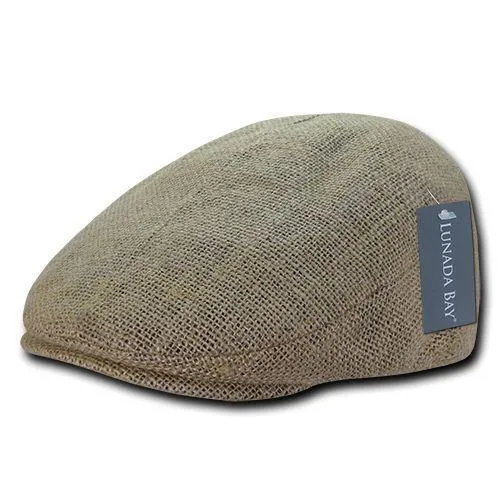 Decky Jute Lightweight Ivy Caps Hats Unisex