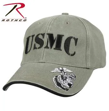 Deluxe Vintage Style USMC Embroidered Low Pro Cap