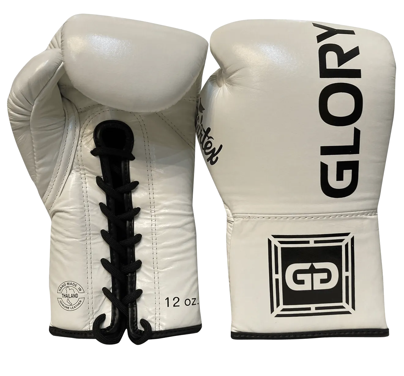 Fairtex Boxing Gloves BGLG1 GLORY Lace Up White