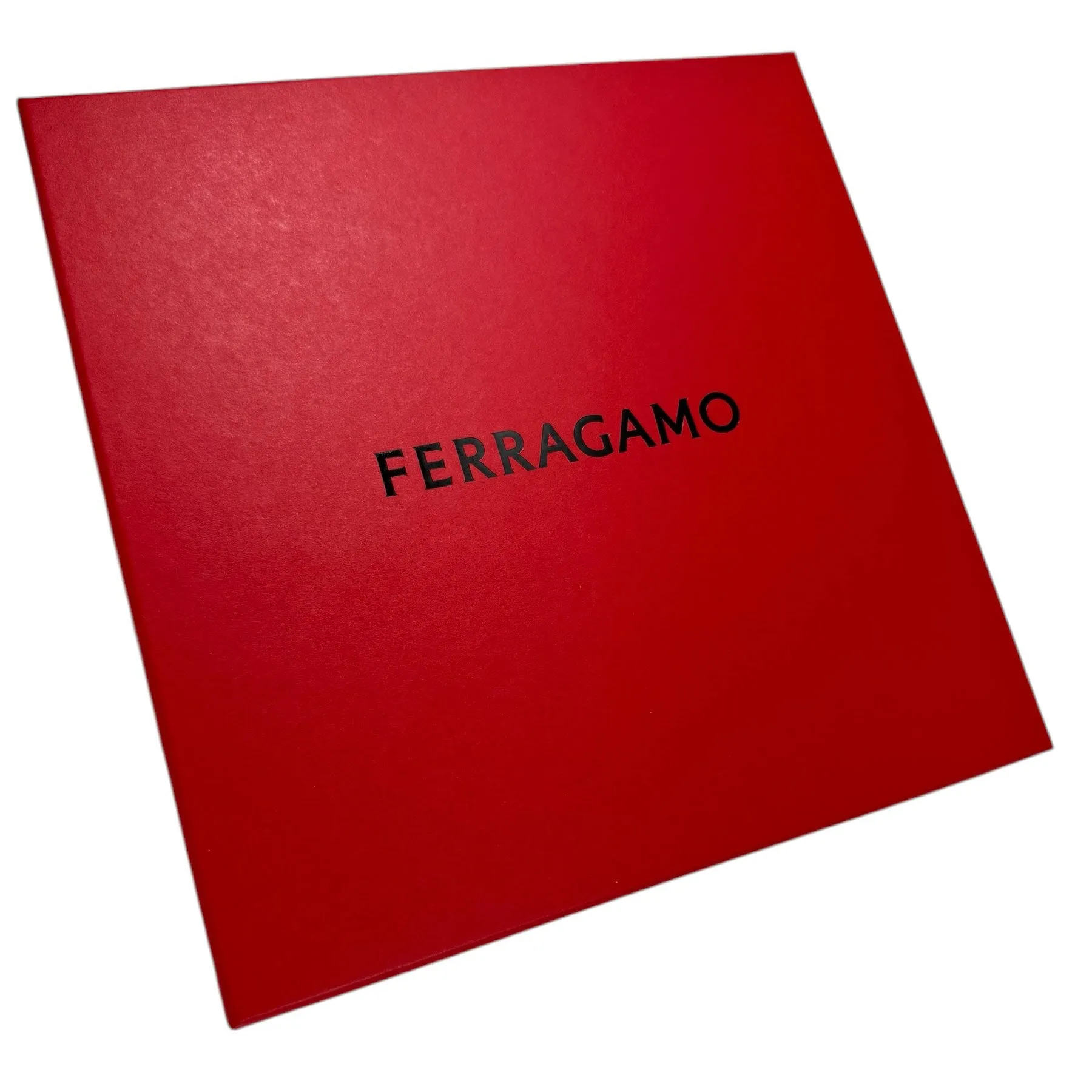 Ferragamo Scarf Red Hibiscus Floral Print - Twill Silk Foulard - New Collection