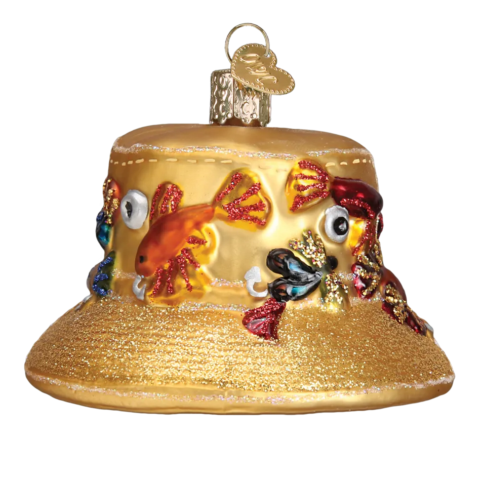 Fisherman's Hat 32250 Old World Christmas Ornament