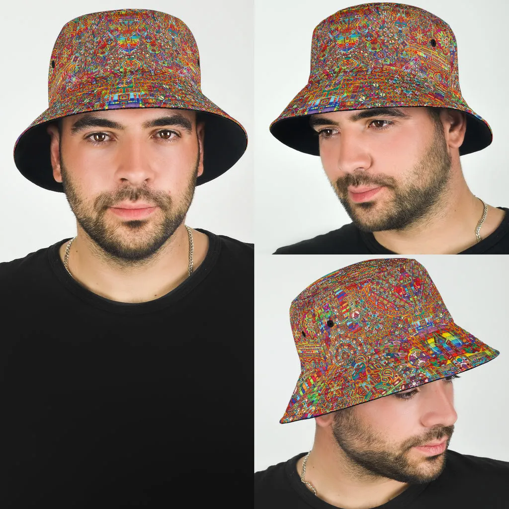 MANDALA BUCKET HAT | LACHLAN WARDLAW