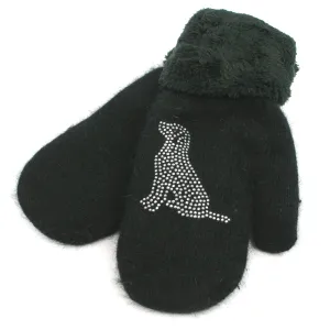 Mitten/Glove - Black Dog