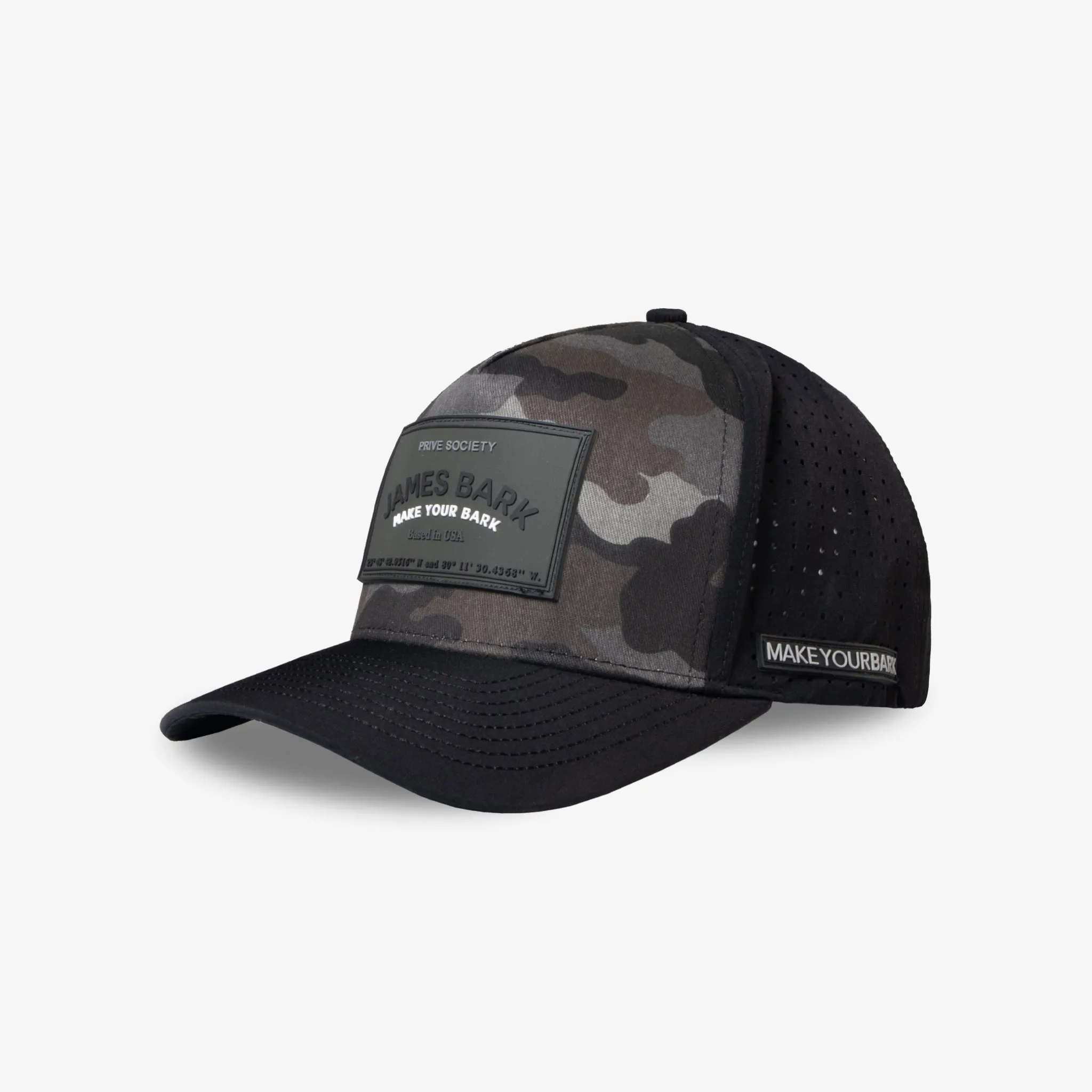 Privé Society Recycled Cap in Black Camo