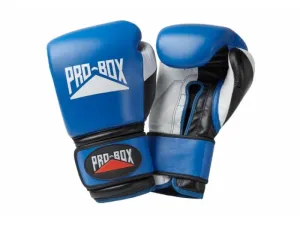 Pro Box 'Pro-Spar' Leather Boxing Gloves - Blue