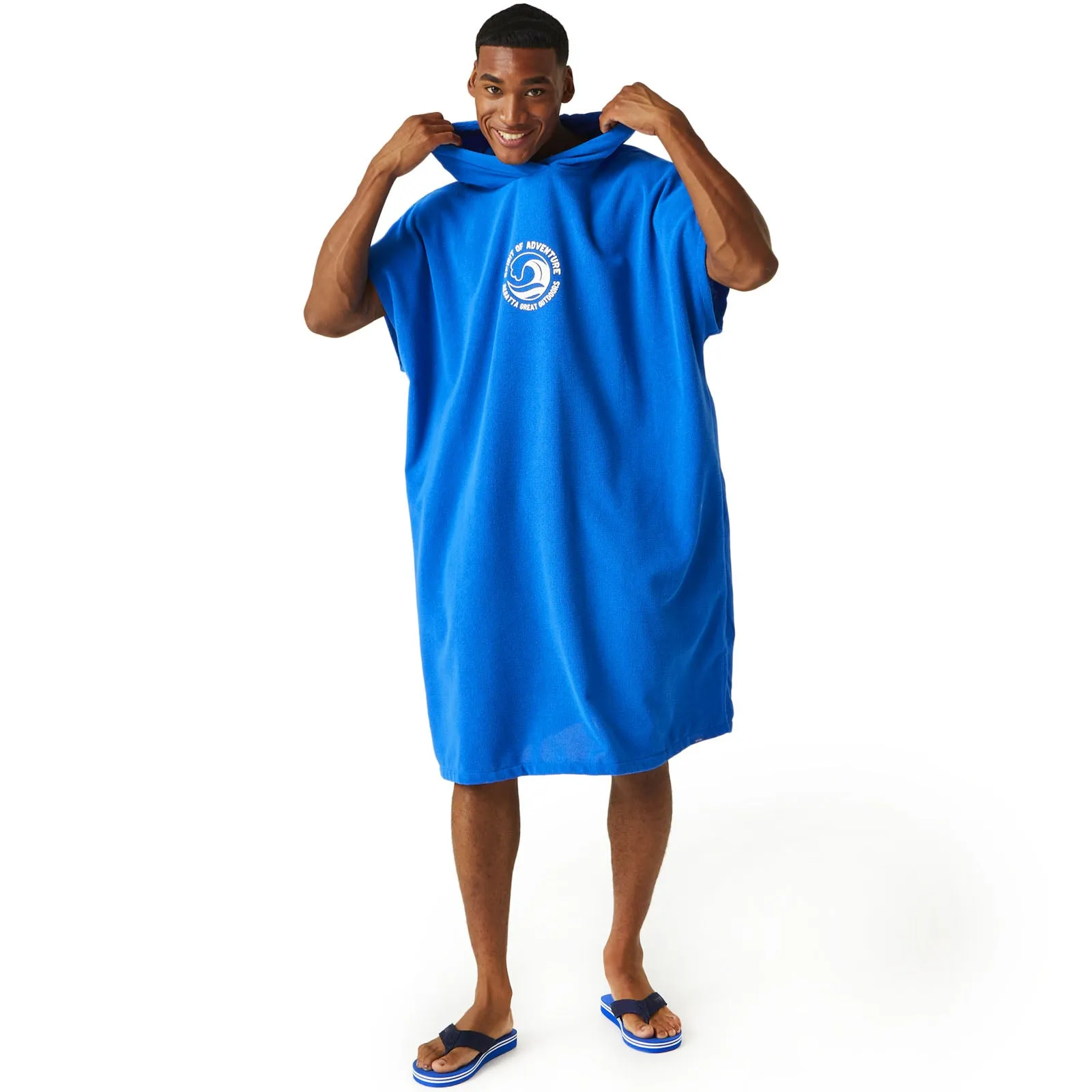 Regatta Adults Hooded Towel Poncho