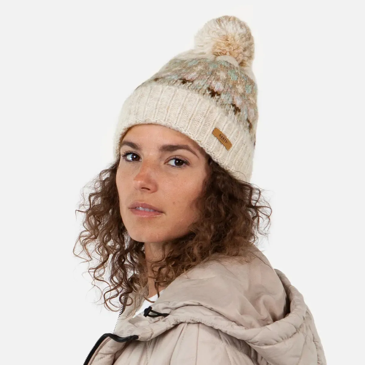 Renaa Bobble Beanie - Cream