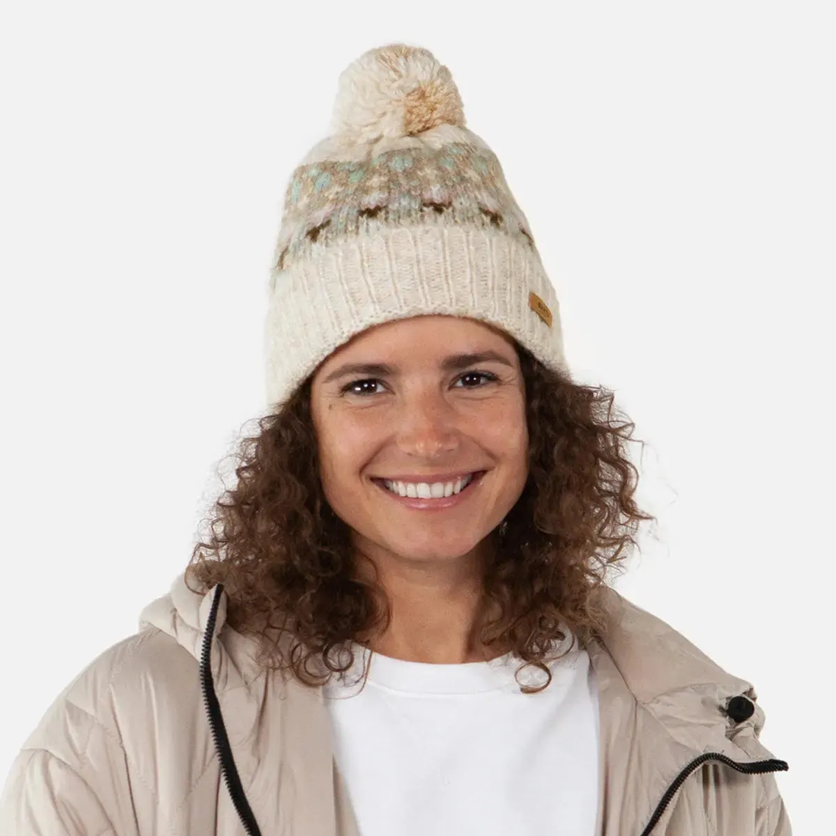 Renaa Bobble Beanie - Cream