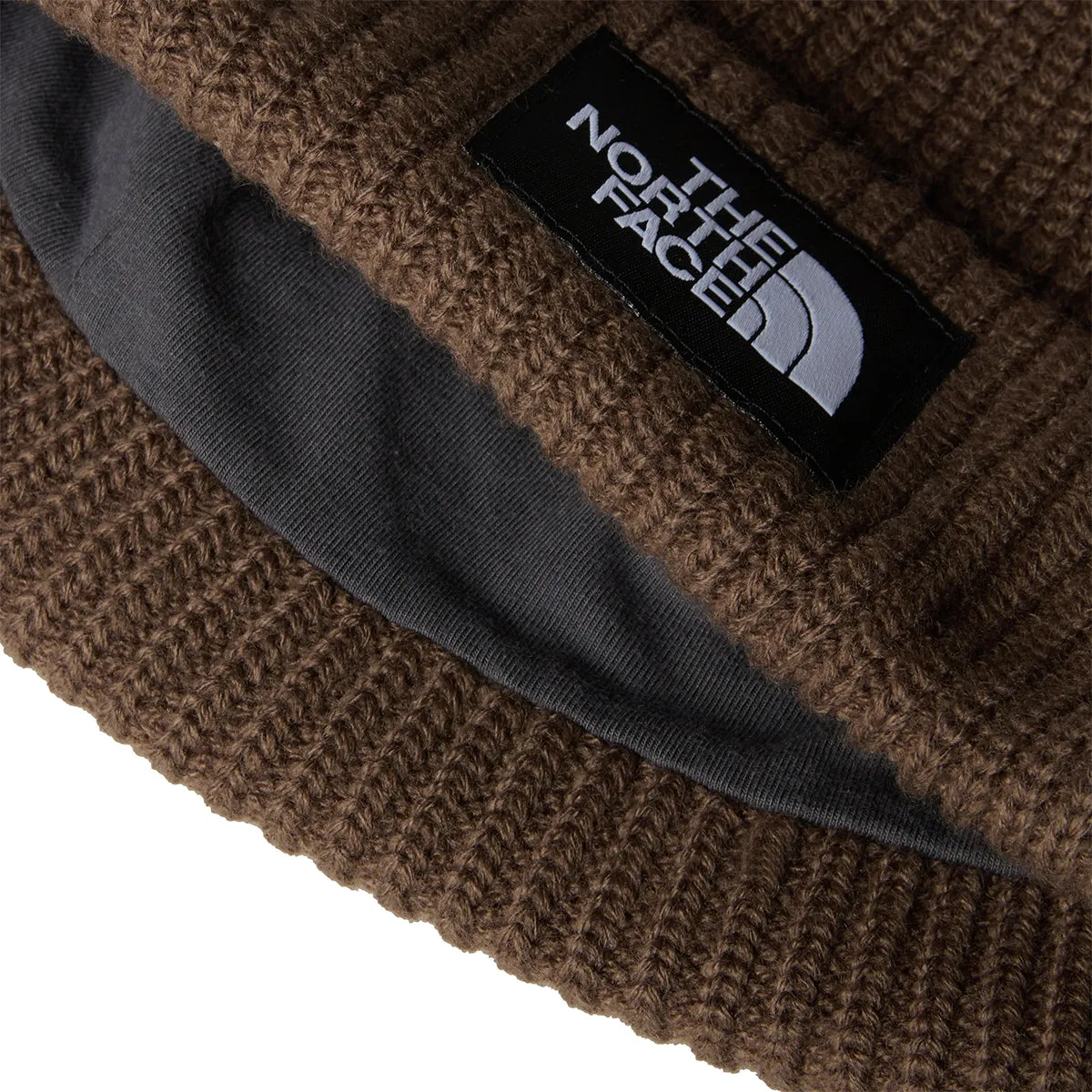 Salty Lined Beanie - Smokey Brown