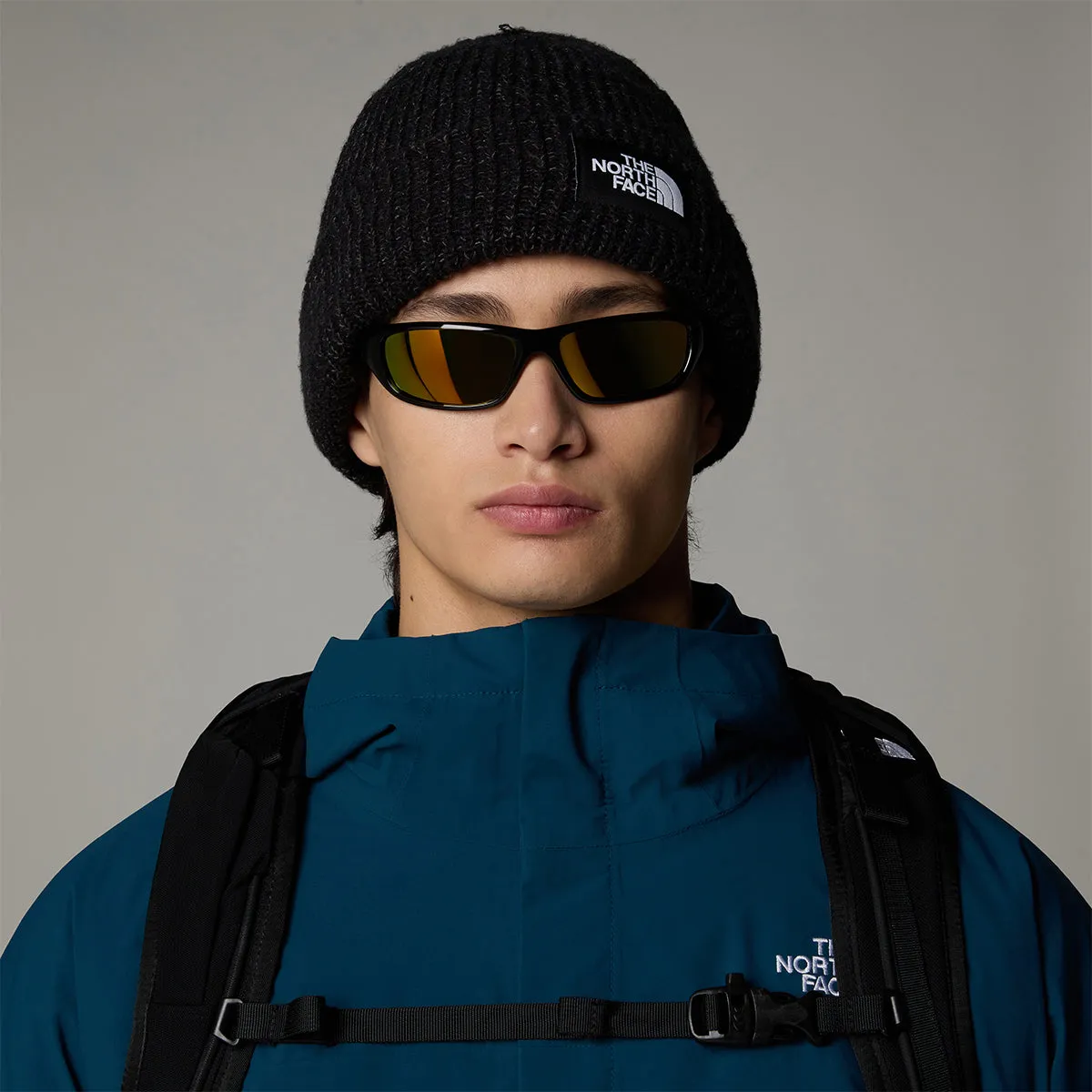 Salty Lined Beanie - Tnf Black