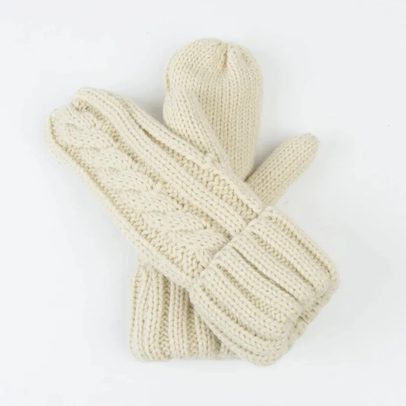 Sierra Cable Knit Mittens