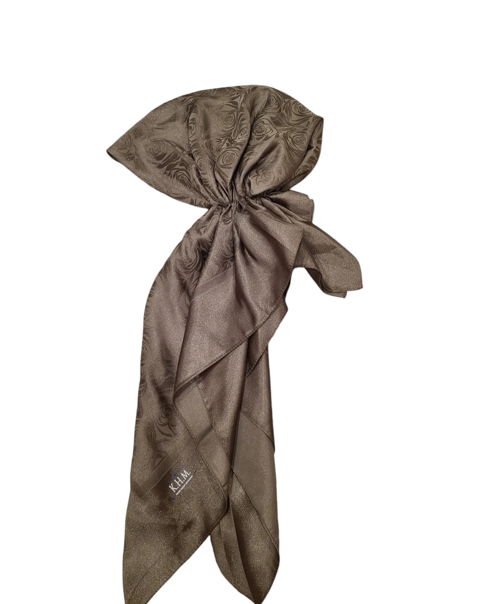 Silky Floral Adjustable Pretied Scarf