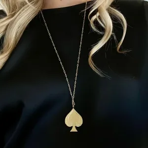 SPADE STATEMENT NECKLACE