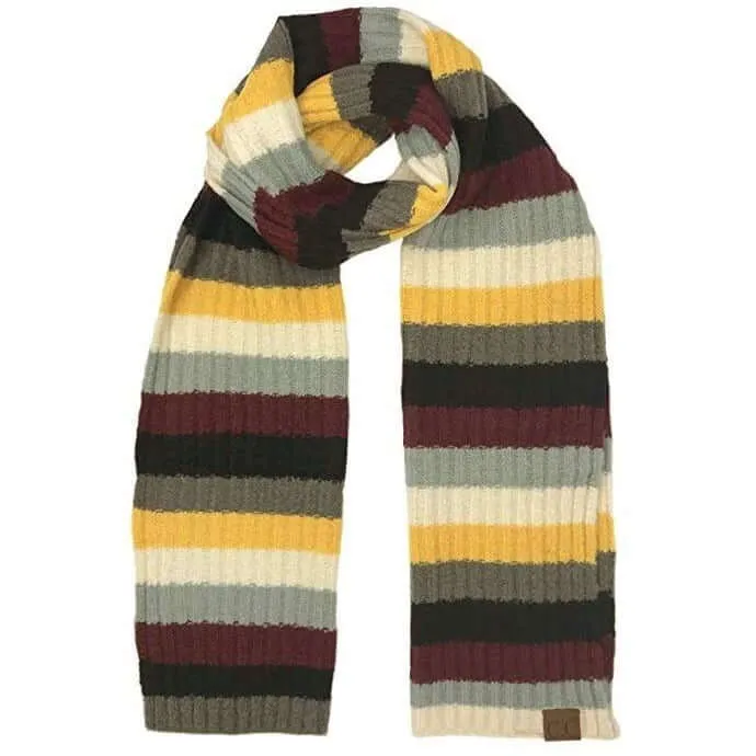 Striped C.C Scarves