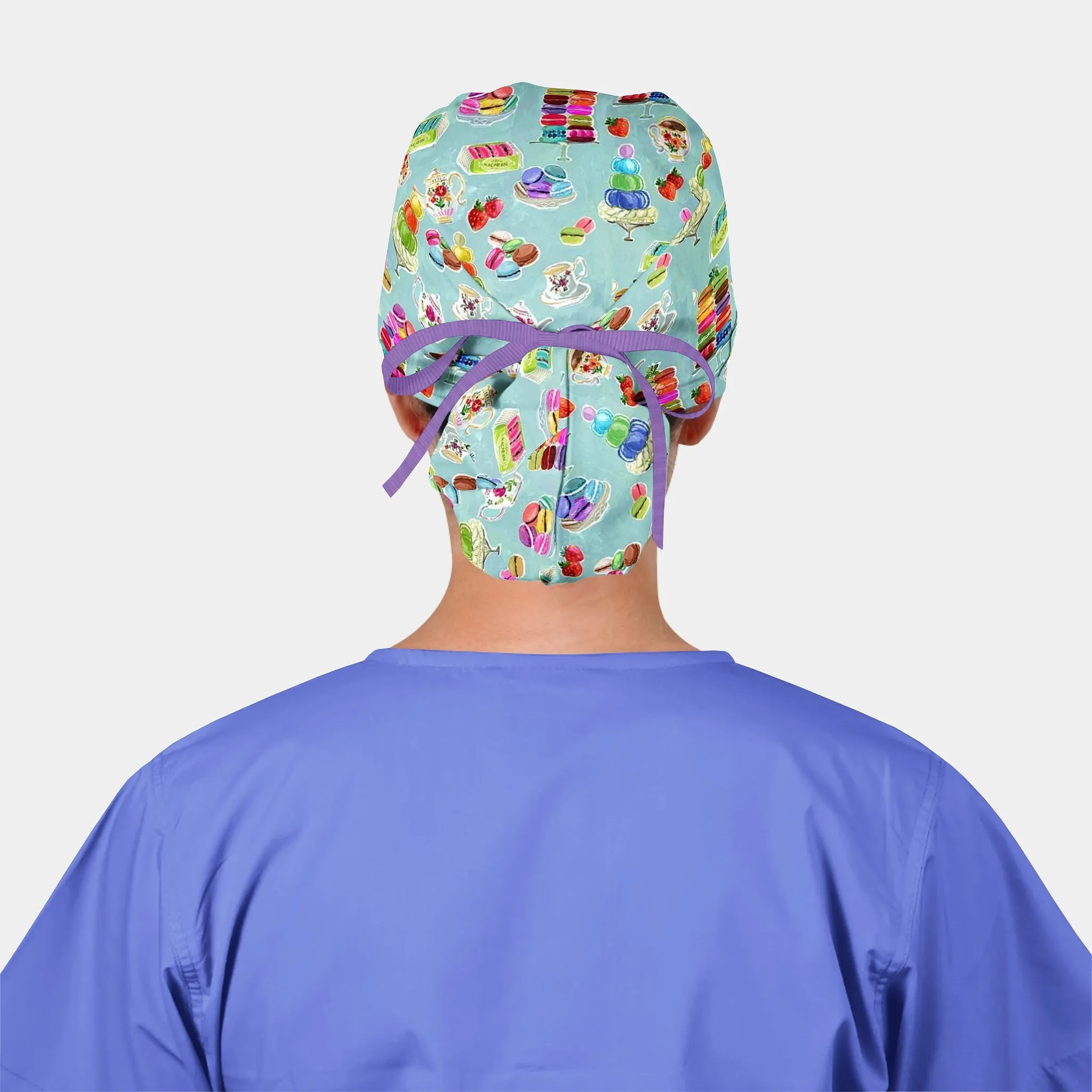 Tea Time Table - Pony Surgical Scrub Cap