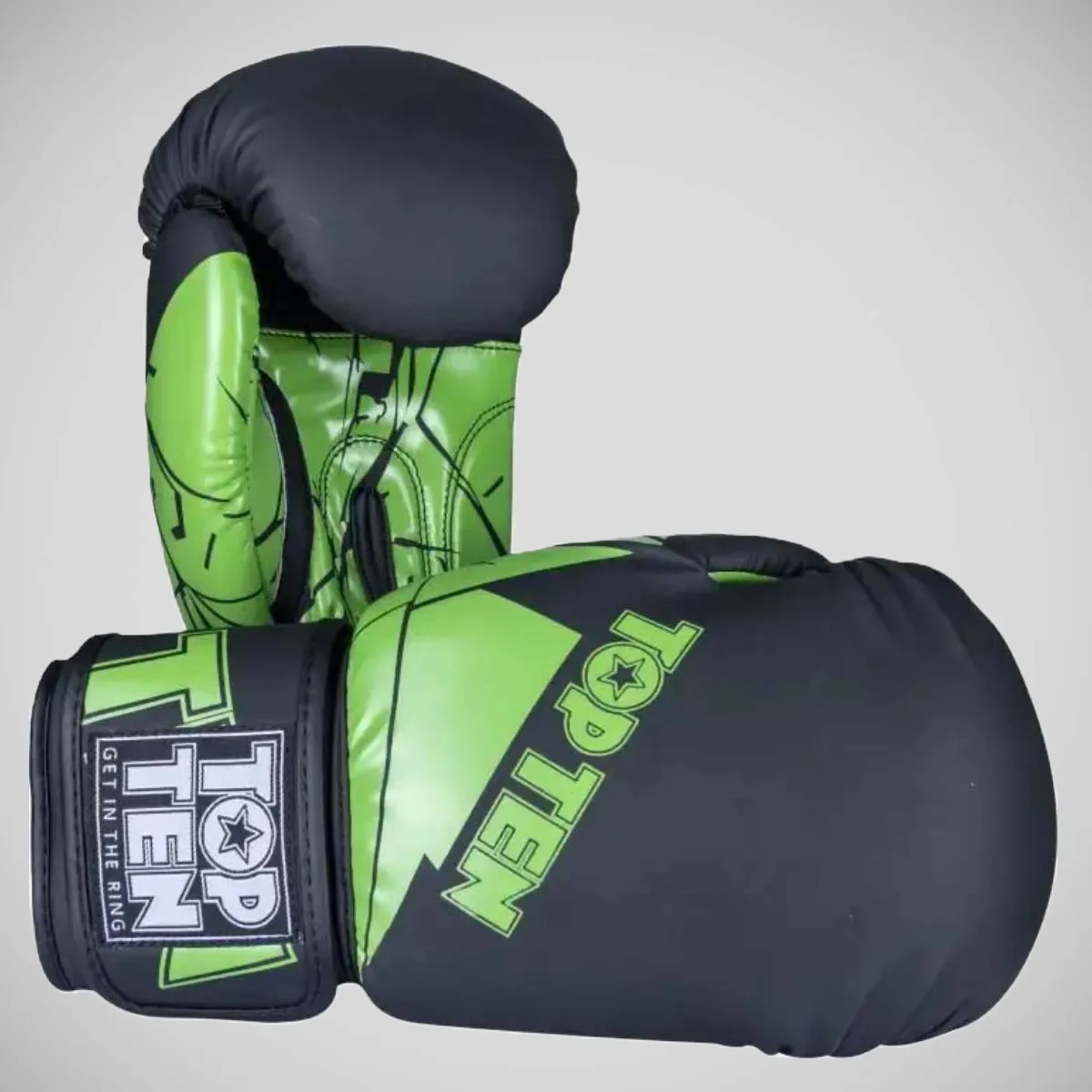 Top Ten The Splitter Boxing Gloves Black/Green