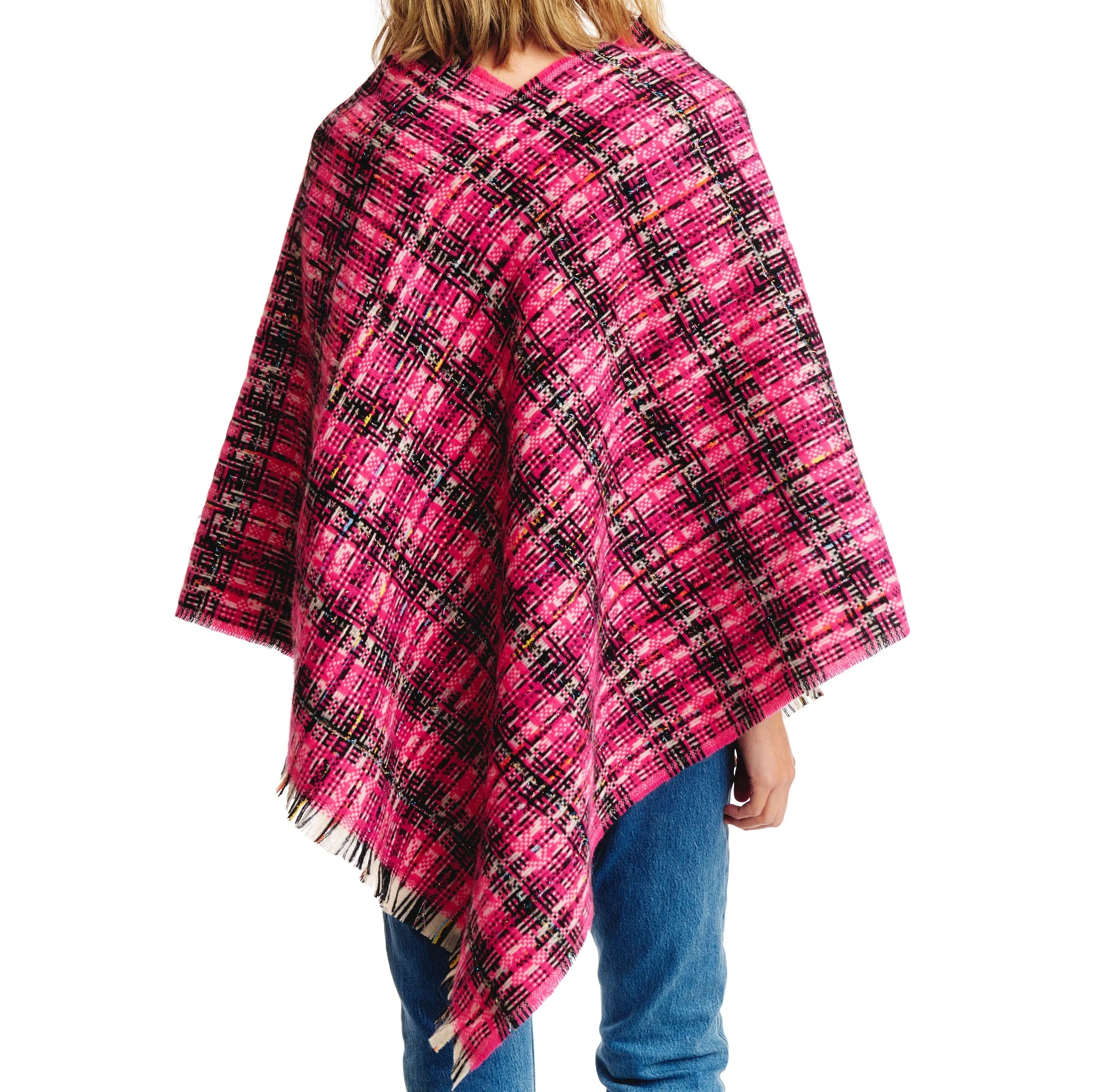 Tweed Please Luxe Poncho