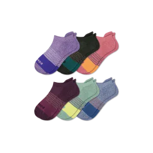 Youth Marl Ankle Sock 6-Pack